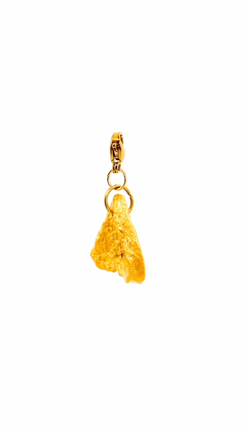 Gold Small Heart Pendant and match gif