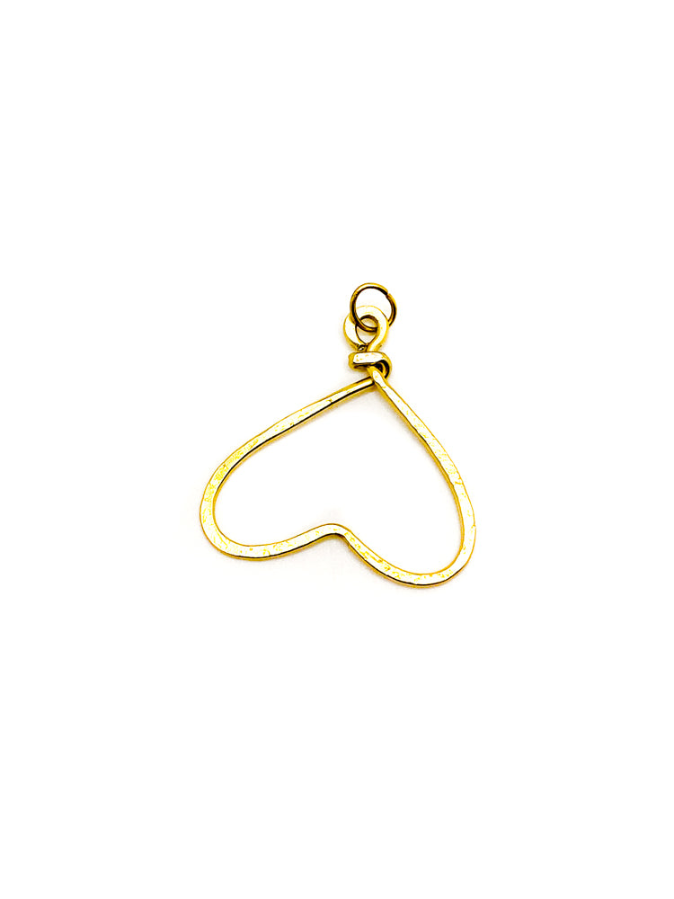 Heart Charm Large Gold
