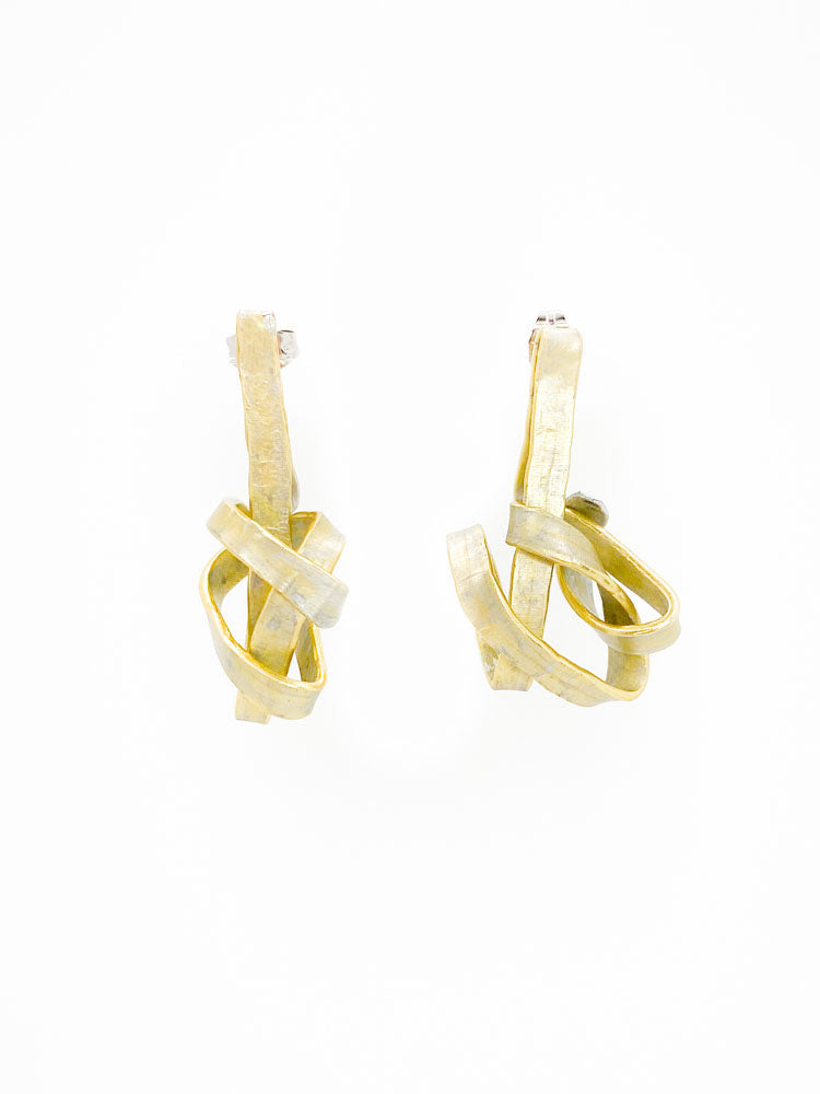 Louvata Curly Small Earrings Front