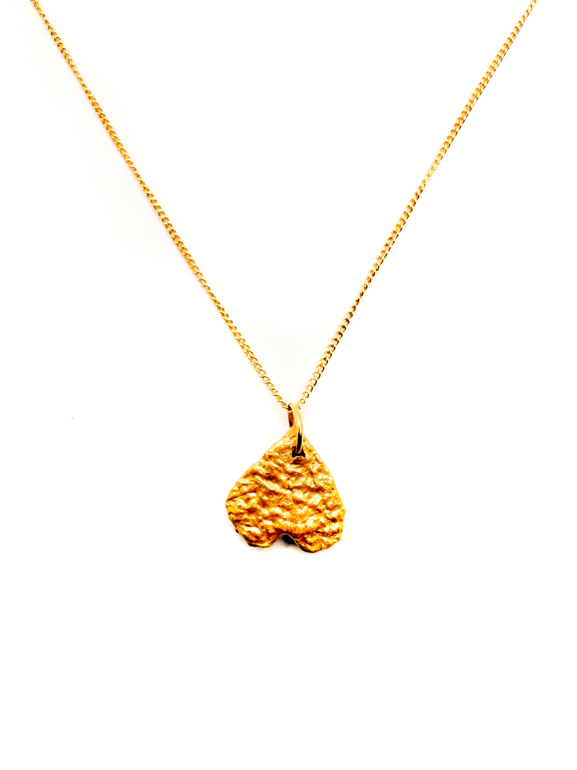 Tiny Inverted Viana Heart Necklace
