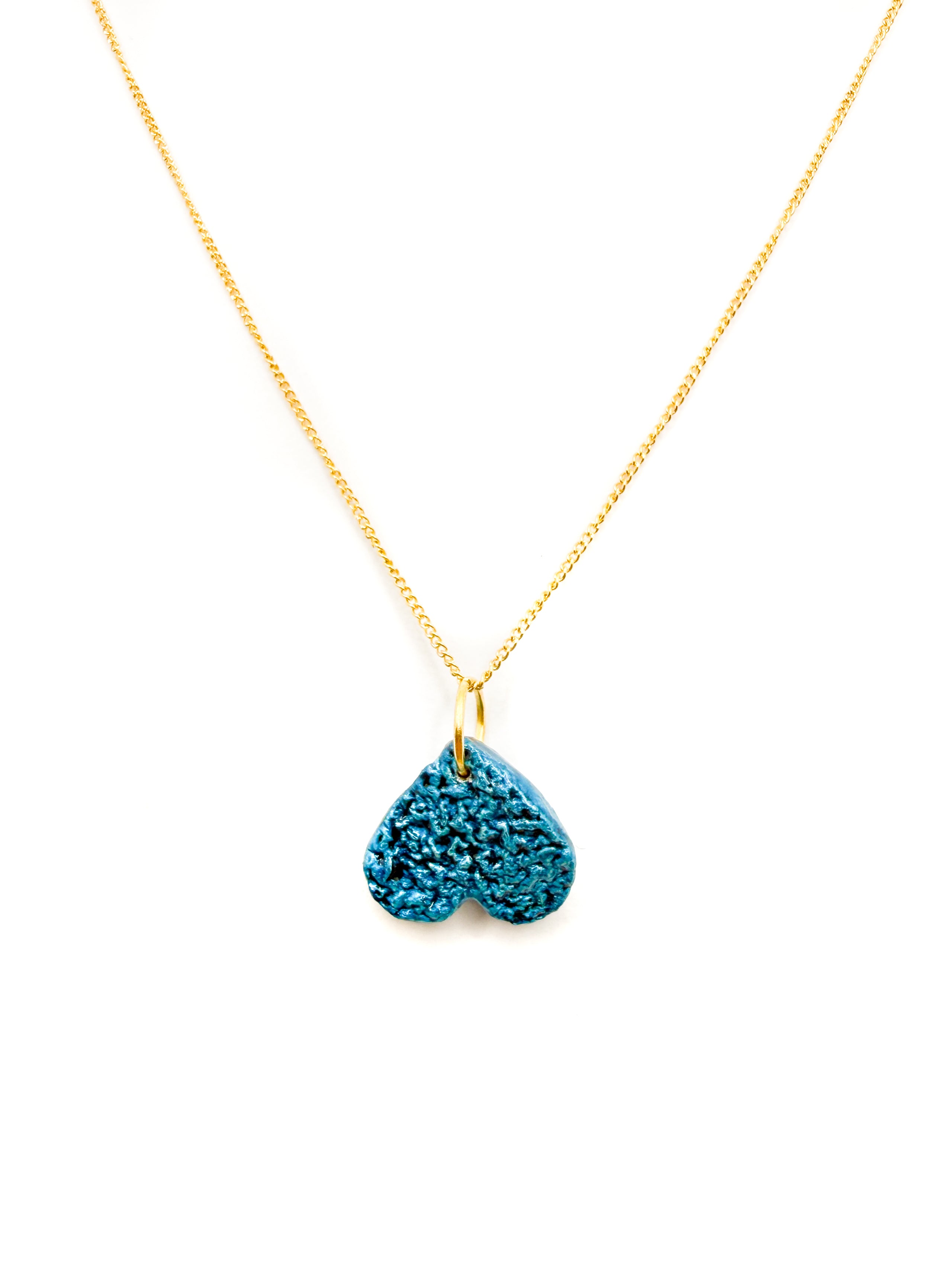 Tiny Inverted Viana Heart Necklace