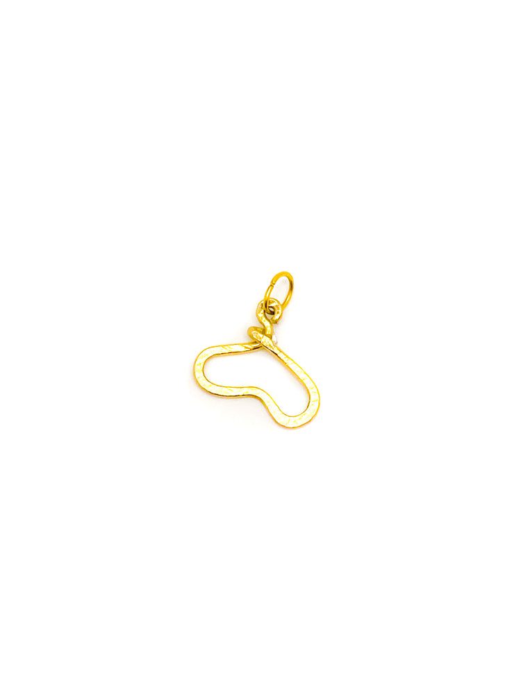 Heart Charm Mini Gold 
