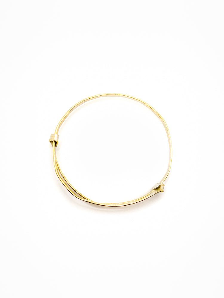 Louvata Bangle Bracelet Champagne Top