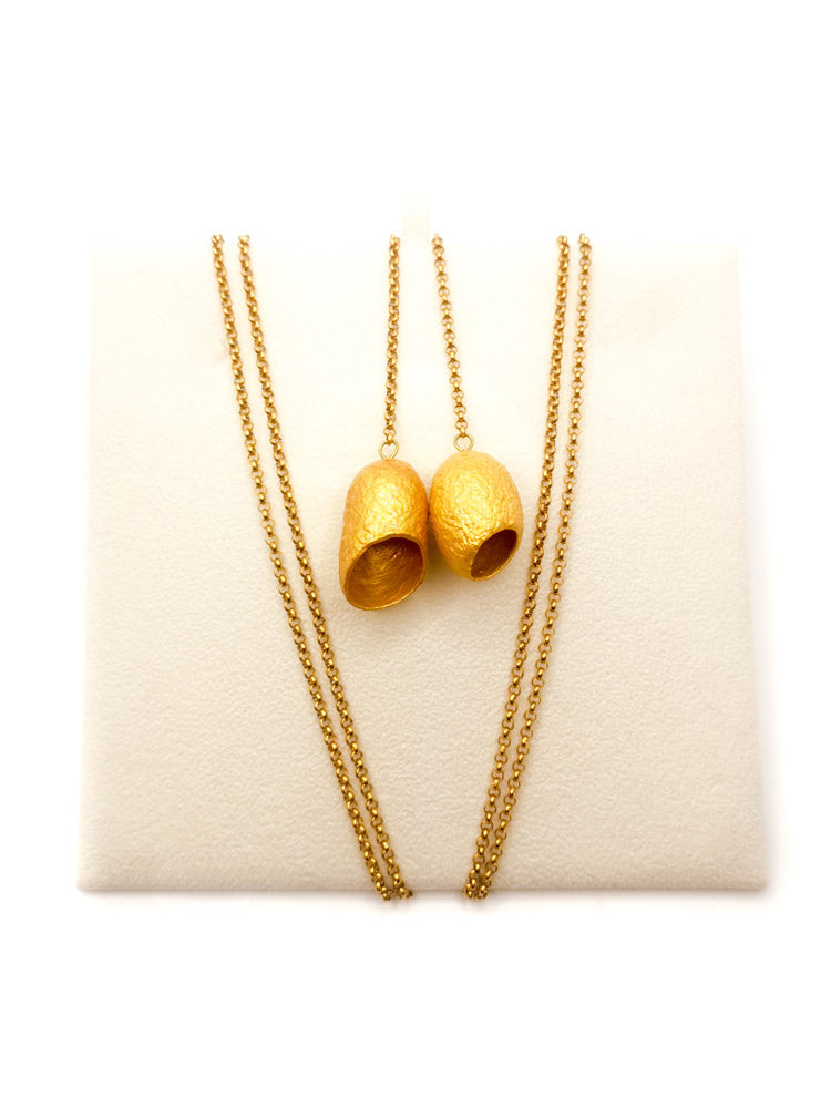 Lupita Gold Silk Cocoon