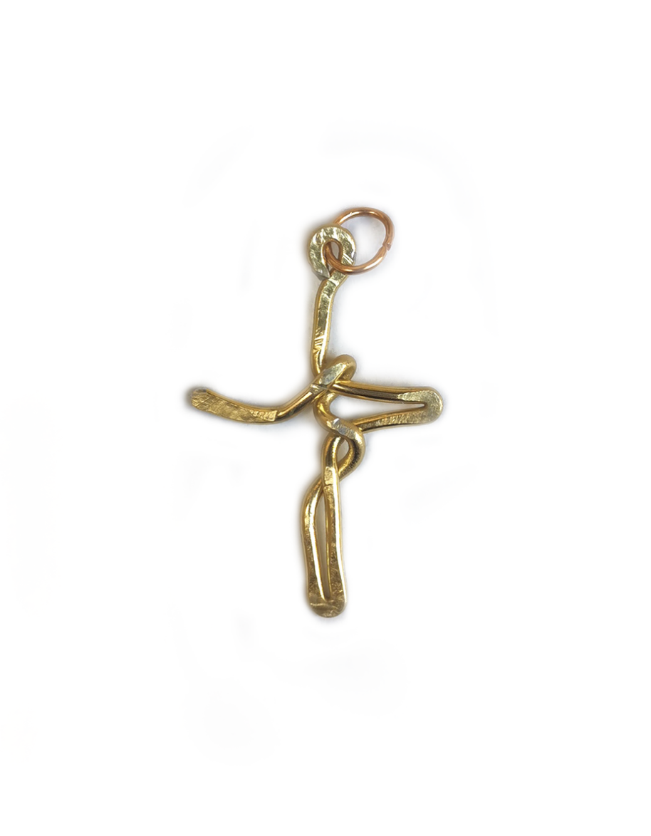 Twisted Cross charm Pendant decolife christian catholic 