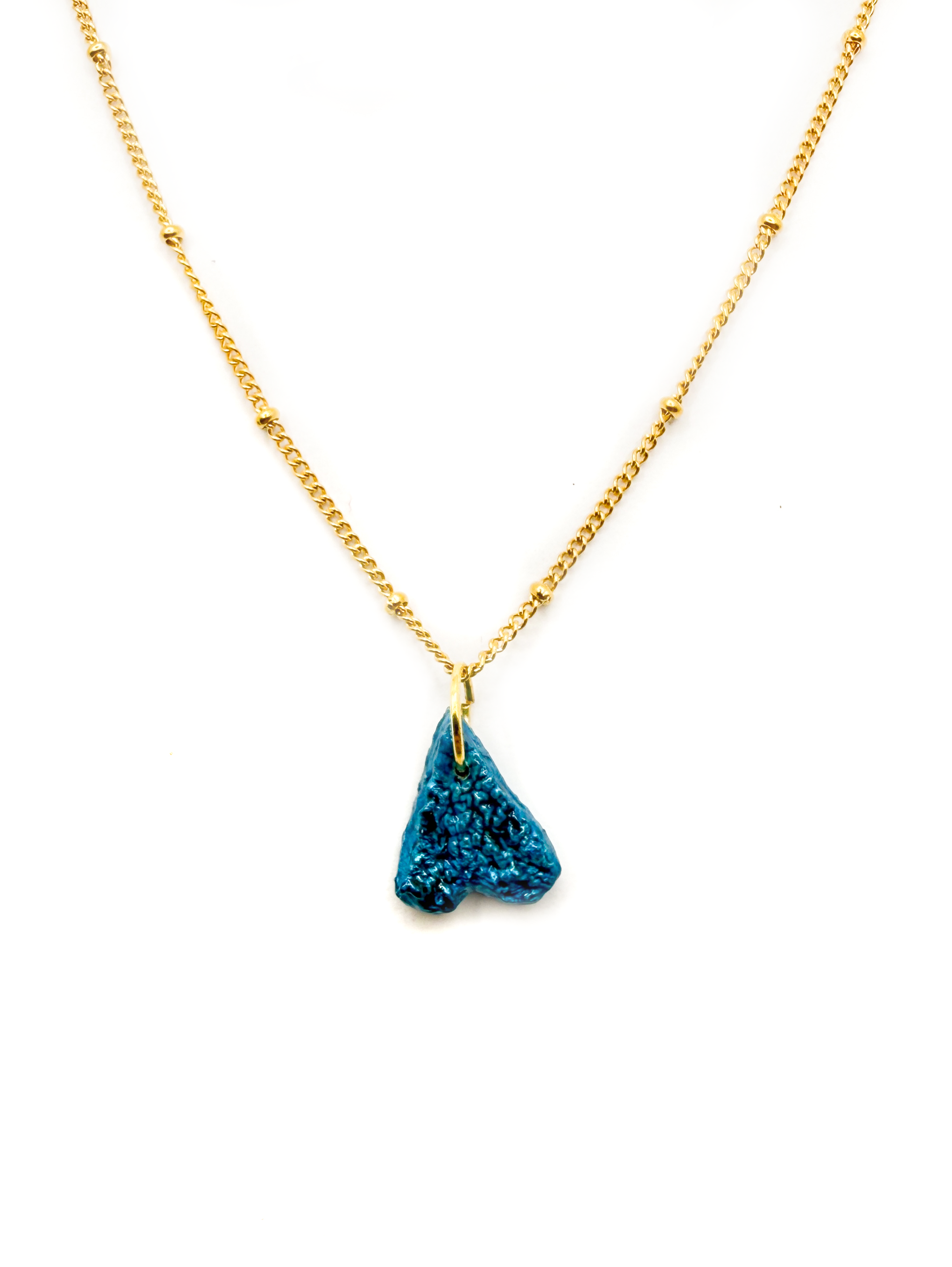 Tiny Inverted Viana Heart Necklace