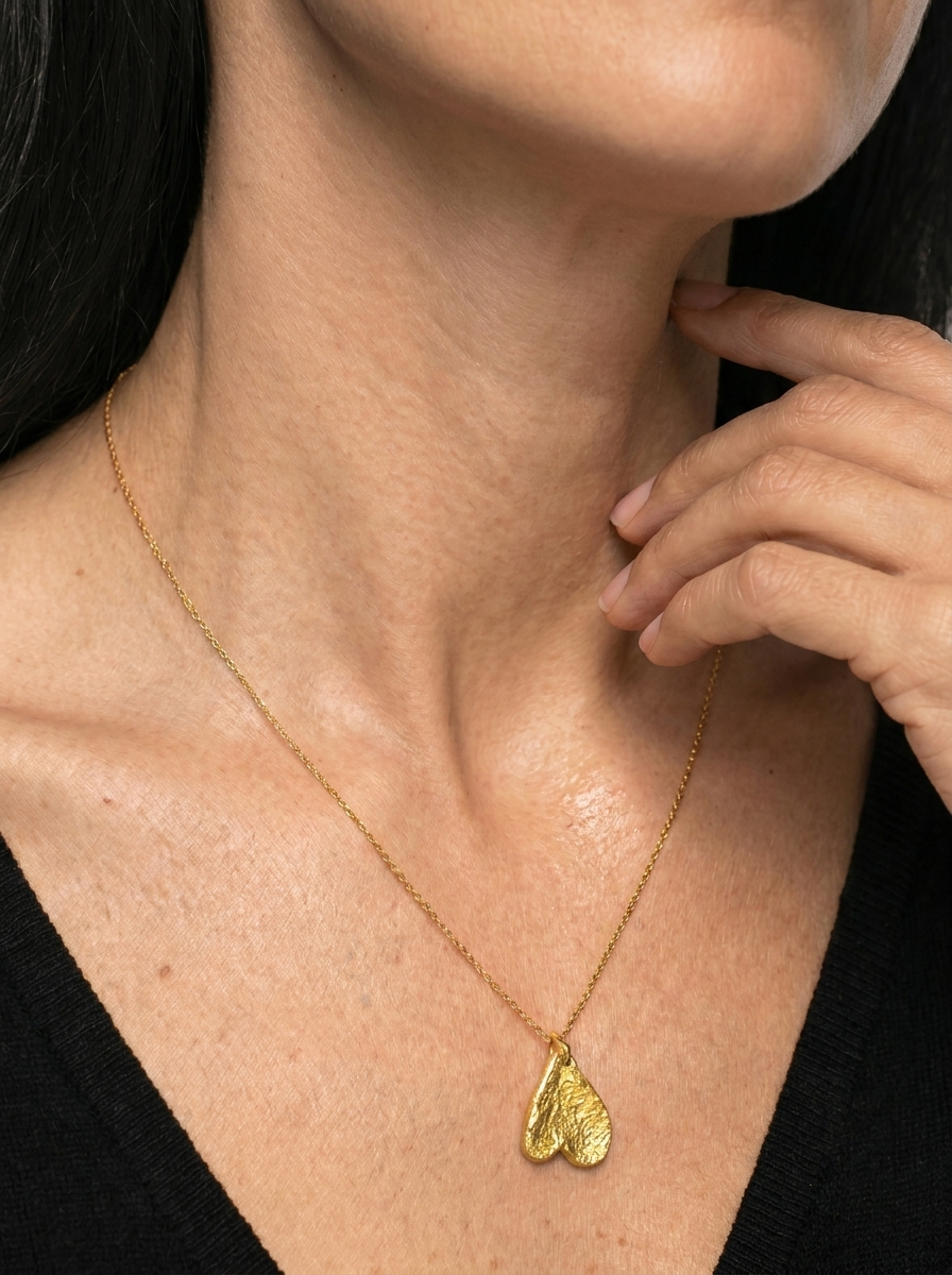 Inverted Viana Heart Necklace