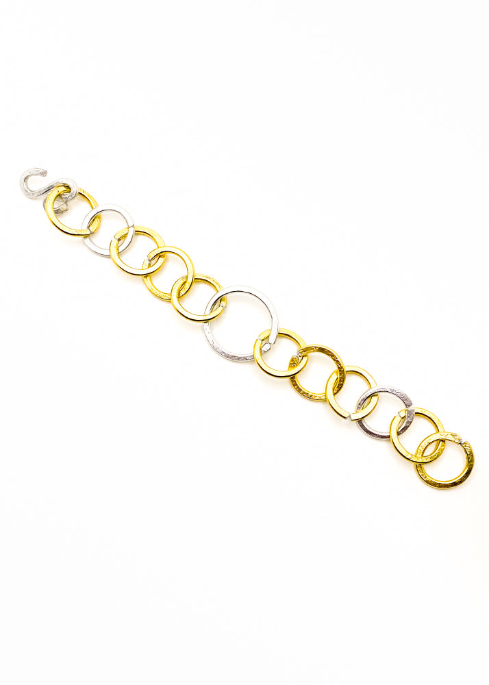 Silvergold Aluminium Bracelet